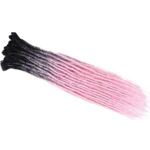 24 Inch Handgemaakte Dreadlocks Haarextensies Ombre Haak Haarstrengen Synthetische Haakvlechten for Vrouwen(4/27HL_24INCH)