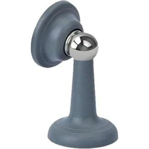 Siliconen anti-botsing deurstopper, sterke magnetische, stille deurstopper geen ponsen deurstop voor muur en vloer deurstops binnenshuis (grijs, 2 stuks)