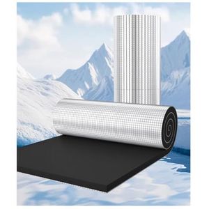Zelfklevende aluminiumfolie afwerking auto geluiddempend, warmtewerende wikkel, afscherming, rubberen geluiddemper, reflecterend schuim, warmte-isolatie.(1*2m/3.2*6.6ft,15MM(THK))