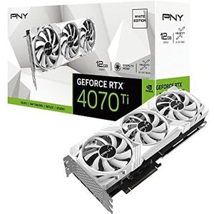PNY GeForce RTX™ 4070 Ti 12GB VERTO Triple Fan White Edition DLSS 3 Graphics Card