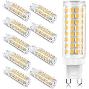 Dimbare LED-lampen 10 stuks LED-lampen 10W 100 W equivalente halogeenlamp 1000LM AC 100V-240V koel wit 6000K niet-dimbare lampen for huisverlichting (Color : Cool White/6000k)
