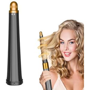 Conische krulspelden voor Dyson Airwrap HS01 HS05, 20-36 mm, het nieuwe conische design, krultangen, bevestigingsonderdelen (goud)