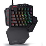Redragon - K585 DITI - Eenhandig Gamingtoetsenbord - RGB - Mechanisch - Blauw