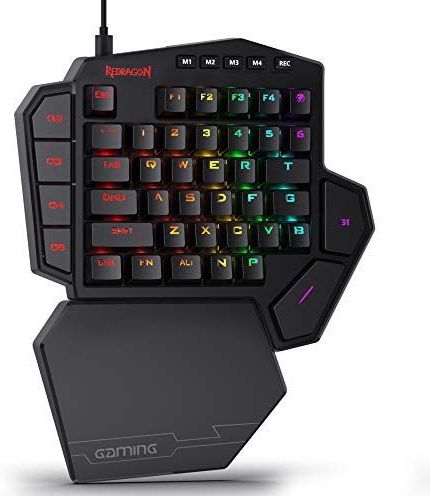 Redragon - K585 DITI - Eenhandig Gamingtoetsenbord - RGB - Mechanisch - Blauw