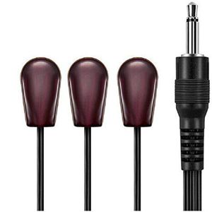 IR-straler extender kabel uitbreiding -triple head3 Eye 3,5 mm jack infrarood rood zender blaster knipperoog draad koord compatibel met IR Repeater Extender System Kit, Xbox One