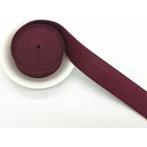 Elastiekjes 20 mm 1 meter platte nylon rubberen band singels naaien broek ondergoed beha kleding rubberen elastische tailleband-wijnrood-2cm elastische banden-1 meter