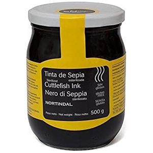 Nortindal - Gesteriliseerde inktvisinkt - Ideaal voor Zwarte Rijst Paella - 500 Gram