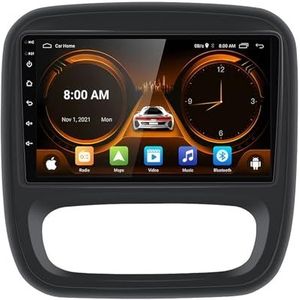 Android 14 2 Din Autoradio voor Renault Trafic/opel Vivaro B 2014-2018 - Steun Carplay Android Auto DSP-9"" Touchscreen Auto Stereo Met Stuurwielbediening WIFI 4G Bluetooth Split-Screen(P5 4G+WIFI 8Cor