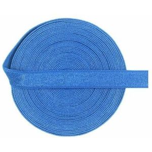 2 5 10 Yard 3/8"" 10mm Effen Glanzende Niet-vouwbare Elastische Spandex Satijnen Band Bh-band Hoofdband Jurk Naaikant Trim-Royal-10 Yards