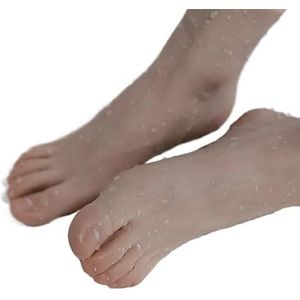 Likken Vrouwelijke Obesitas Voet Fetisj Simulatie Model Siliconen Mooie Kousen Schets Schilderen Schoen Tattoo Real DZ3403(Left 1pcs)