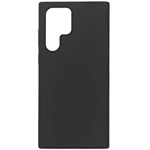 eSTUFF beschermhoes voor Samsung Galaxy S22 Ultra silicone zwart zijde, W126571686 (Silicone Case Black Silk Touch 4 zijden covered)