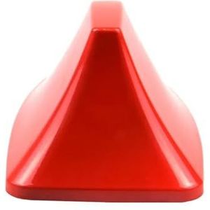 Een set auto-antennes van koolstofvezel, auto-radio-antennes, haaienvinantenne, dak-AM/FM-signaal, universeel(RED)