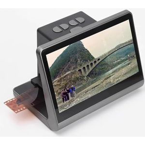 MegLob Digitale Filmscanner, Negatives En Slide Scanner Met Grote 7 in LCD -Scherm, Super 8 -Film Naar Digitale Converter, Professionele Dia En Filmviewer, Converteert 135/126/110 in Digitale Foto's