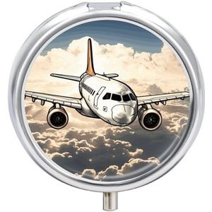 Vliegtuig Vliegende Pil Doos Pil Case Pil Organizer Geneeskunde Pil Organizer Wekelijkse Pil Organizer Pil Houder Kleine Pil Case Pil Containers Pil Houder voor Portemonnee