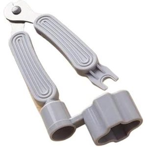 Gitaar String Winder 3 IN 1 String Peg Winder String Pin Puller Instrument Gitaar Onderhoud Tool Reparatie Tool (Size : Gray)