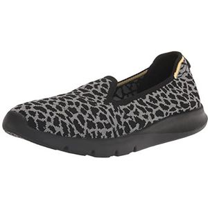 Spenco Women's Epic Stretch Giraffe Sneaker, zwart, 36 UK, Zwart, 6 UK Wide