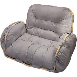 FZDZ —Converteerbare opvouwbare slaapbank, tatami sofa stoel met extra grote armleuningen, moderne zachte comfortabele stoffen vloer en futon bank, slaapstoel roze-eenpersoons (kleur: lichtgrijs,