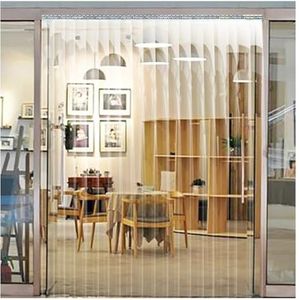 PVC-strokengordijn voor deuren, PVC-strokengordijnset, geschikt for kunststof vinylstrookdeurgordijnen, PVC-strokengordijnen(1.3mm,0.75x2.4m)