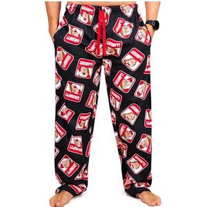 Disney Pyjamabroek voor heren, tieners, zacht, comfortabel, katoenen broek met zakken, huiskleding, cadeau-ideeën, Multi Grumpy, M