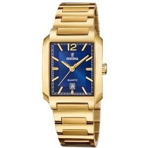 FESTINA Horloge Voor Dames F20680/3 On The Square Gouden 316l roestvrij staal case Gouden316l roestvrij staal armband