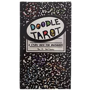Doodle tarotkaarten bordspellen Paper Manual Card Games Games Speelkaarten voor gezelschapsspel Doodle Tarot