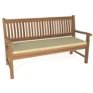 POKAR Tuinbankkussen Eetbank Zitkussen Sofa Kussen voor Patio Binnen & Buiten (120 x 40 x 5, Beige)