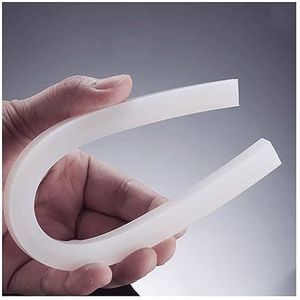 Rubberen afdichtstrip, Rubberen staven met hoge dichtheid, afdichtstrip van massief siliconenrubber, for doe-het-zelftoepassingen, siliconenrubberstaven