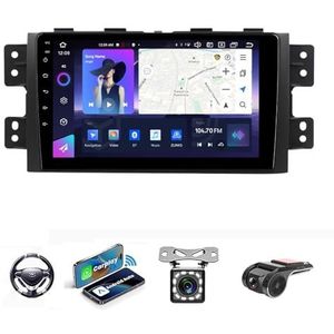 Android 13 Auto Stereo MP5 Player 9'' Screen Autoradio Voor KIA Borrego Mohave 2008-2012 Car-play Android Auto GPS-navigatie Bluetooth RDS FM AM DAB+ Radio Stuurbediening Voice Control(NF-7 8Core 8+25