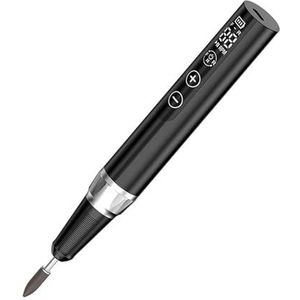 35000RPM Draadloze Nagelboorpen USB-nagelvijl Polijstpen Oplaadbare Nagelboormachine Draagbare Manicure-boorsalontool Eenvoudig te bedienen(Black)