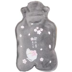 Warmwaterkruik 2 stuks cartoon hand po warmwaterkruik mini warmwaterflessen draagbare handwarmer meisjes zak handen voeten warm water zakken warm water zak (XM)