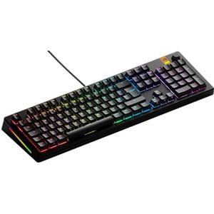 Glorious Gaming GMMK 3 Rapid Trigger Keyboard, hall effect, 8K polling rate, MX-mechanische & -magnetische switches, hotswappable 100%, pakkingsysteem, doubleshot PBT-keycaps, Engelse QWERTY, Zwart