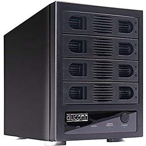 4 Bay RAID- en JBOD-behuizing - 2,5 inch/3,5 inch harde schijf - eSATA - USB 3.0 - RAID-opslagsysteem R4U3SB