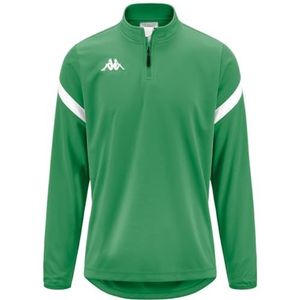 Kappa - Dolvole sweatshirt voor heren, Groen, Wit, XL