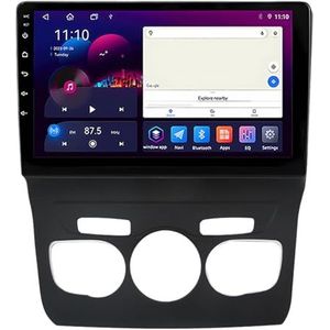 Android 14 GPS Navigation Stereo voor Citroen C4 C4L DS4 2013-2016 9 Inch 2 Din Car Stereo Radio met CarPlay AHD Omgekeerd beeld Bedieningselementen op het stuur Bluetooth(S1 1G+32G)