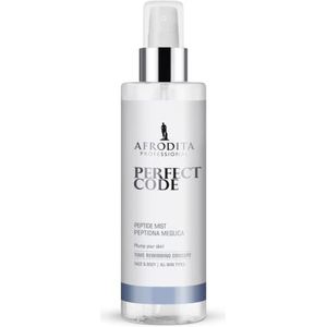 Afrodita Professional Perfect Code gezichts- en lichaamnevel met peptiden, 100 ml, peptid- en hyaluronzuurcomplex, voor een jeugdige, gehydrateerde en gladde huid, veganistisch