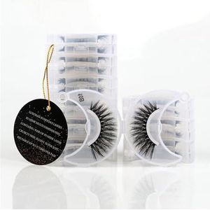 UAMOU Wimpers Faux Nertsen Wimpers Herbruikbare Valse Wimpers Natuurlijke Pluizige Makeup Tools Uitbreiding Nep Wimpers maquiagem Cheerfully (Color : Golden, Size : MIX 40 PCS)