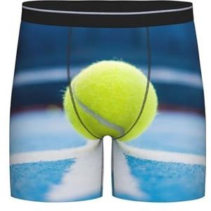 GRatka Boxer slips, heren onderbroek Boxer Shorts been Boxer Slip Grappige nieuwigheid ondergoed, tennisbal schilderij, zoals afgebeeld, M