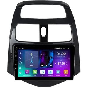 Android 14 Autoradio Stereo voor C-hevrolet Spark (2010-2014) 9 Inch Touchscreen Multimedia Speler met Draadloze Carplay 2 Din GPS Navigatie FM RDS Bluetooth 5G-WiFi SWC DSP,M100s