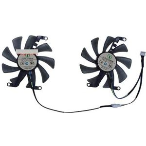 2 stuks/set FY09015M12LPA, TH9215S2H-PAA001 videokaartventilator voor KFA2 GTX 1660 SUPER 1-klik OC voor RTX 2060(FY09015M12LPA)
