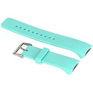 Jeniko Siliconen Horlogeband Compatibel Met Samsung Galaxy Gear S2 R720 R730 Band Band Sport Horloge Vervanging Armband 14 Kleuren Compatibel Met Keuze(Size:Blue)