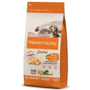 2 kg Natures variety selected junior free range chicken hondenvoer