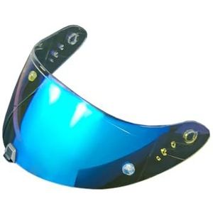 Motorhelm vizier lens, Helmvizier, T520 Vervangend UV-beschermend, krasbestendig en winddicht helmvizier for R1 Air / ST1400 / T520 (alleen for gebruik overdag)(Revo Clear Blue-day and Night)