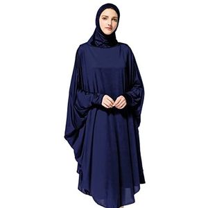 Islamitische Een Stuk Gebed Jurk voor Vrouwen Moslim Gebed Kap Jurk Arabische Dubai Gebed Kleding Hijab