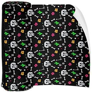 Potlood Case Dia De Muertos Suiker Skull Pouch Bag Pen Rits Tas voor Kantoorartikelen Reizen School Student Supplies