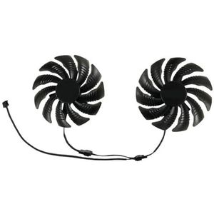 2 stuks T129215SU, PLD09210S12HH, GPU-koeler, grafische videokaartventilator, voor GIGABYTE P106-100 6G GTX 1660 GTX1650 SUPER(PLD09210S12HH)