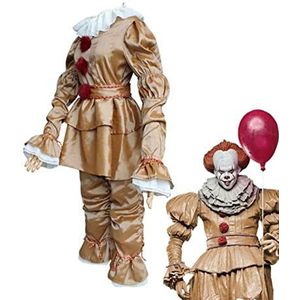 kostuums, Halloween kostuum, Clown kostuum IT Cosplay Outfit, It Movie Hoofdstuk 2 Cosplay kostuum, Fancy Dress Kleding voor Halloween Carnaval Party Horror Cosplay, S-3XL