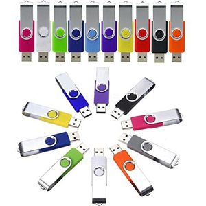 USB-sticks - 32 GB - Swivel Flash Memory Stick - 10 stuks