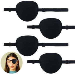 4 stuks medische oogkleppen, comfortabele voor kinderen, linker/rechteroog, herstelperiode na operaties