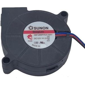 Voor Sunon GB1205PHVX-8AY 12V 2.0W 50 * 50 * 15mm 5cm blowerkoelventilator