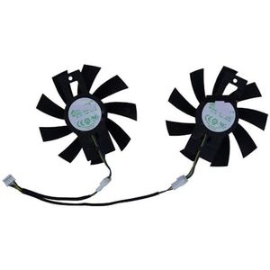 Grafische kaartkoeler VGA-koelventilator voor 51RISC RX6700 10GB GDDR6, voor RX 5600XT RX5600XT 6G, 2 stuks/set, GA92S2U